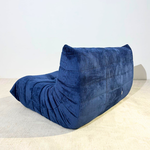Niedriges Loungesofa 3-Sitzer aus Cord | DREAMOA