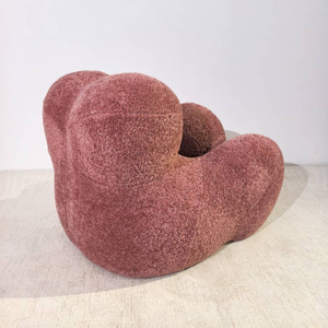 Mama Bouclé Sessel – Skulpturaler Bouclé Akzentstuhl | DREAMOA