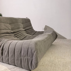 Niedriges 2-Sitzer Sofa aus Cord | DREAMOA