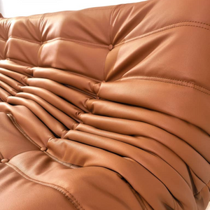 Niedriges 3-Sitzer-Sofa aus Leder | DREAMOA