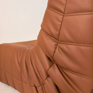 Niedriges 3-Sitzer-Sofa aus Leder | DREAMOA