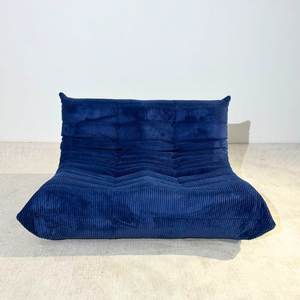Niedriges 2-Sitzer Sofa aus Cord | DREAMOA