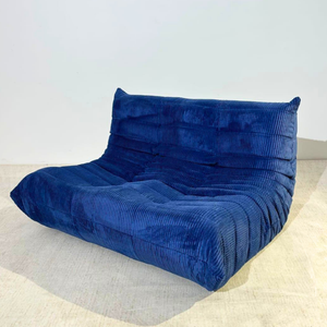 Niedriges 2-Sitzer Sofa aus Cord | DREAMOA