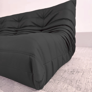 Niedriges 3-Sitzer-Sofa aus Leder | DREAMOA