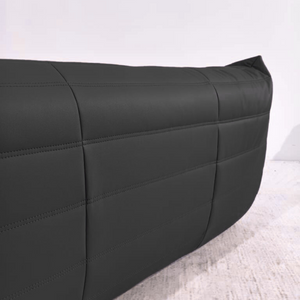 Niedriges 3-Sitzer-Sofa aus Leder | DREAMOA