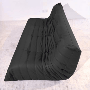 Niedriges 3-Sitzer-Sofa aus Leder | DREAMOA