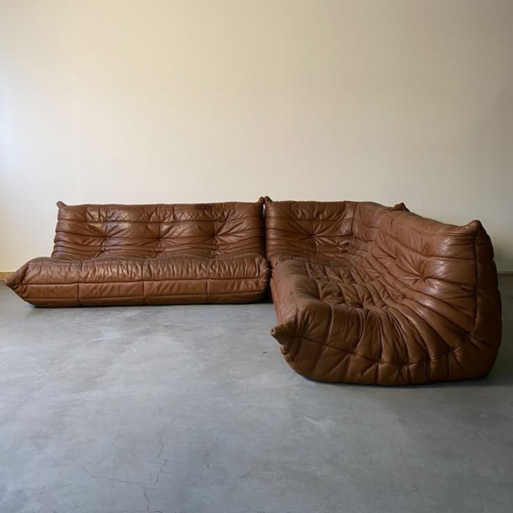 Leather 3 Seater Togo