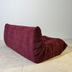 Niedriges Modulsofa-Set in Burgund | DREAMOA