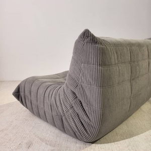 Niedriges 2-Sitzer Sofa aus Cord | DREAMOA
