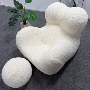 Mama Bouclé Sessel – Skulpturaler Bouclé Akzentstuhl | DREAMOA