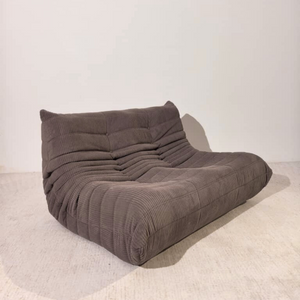 Niedriges 2-Sitzer Sofa aus Cord | DREAMOA