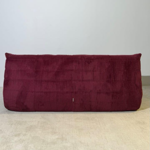 Niedriges Modulsofa-Set in Burgund | DREAMOA