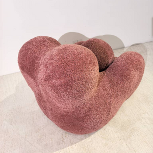 Mama Bouclé Sessel – Skulpturaler Bouclé Akzentstuhl | DREAMOA