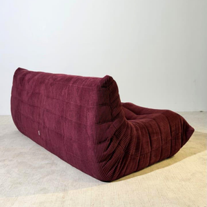Niedriges Loungesofa 3-Sitzer aus Cord | DREAMOA