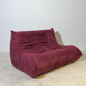 Niedriges Modulsofa-Set in Burgund | DREAMOA