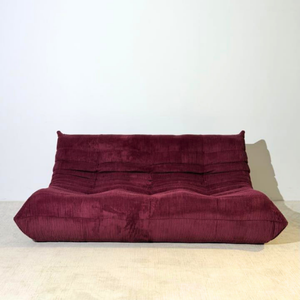Niedriges Loungesofa 3-Sitzer aus Cord | DREAMOA