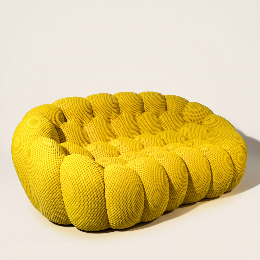Rounded Bubble-Silhouette Sofa – 2-Seat