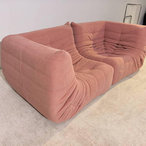 Modulares Eckmodul aus Cord – Low Lounge Kollektion | DREAMOA