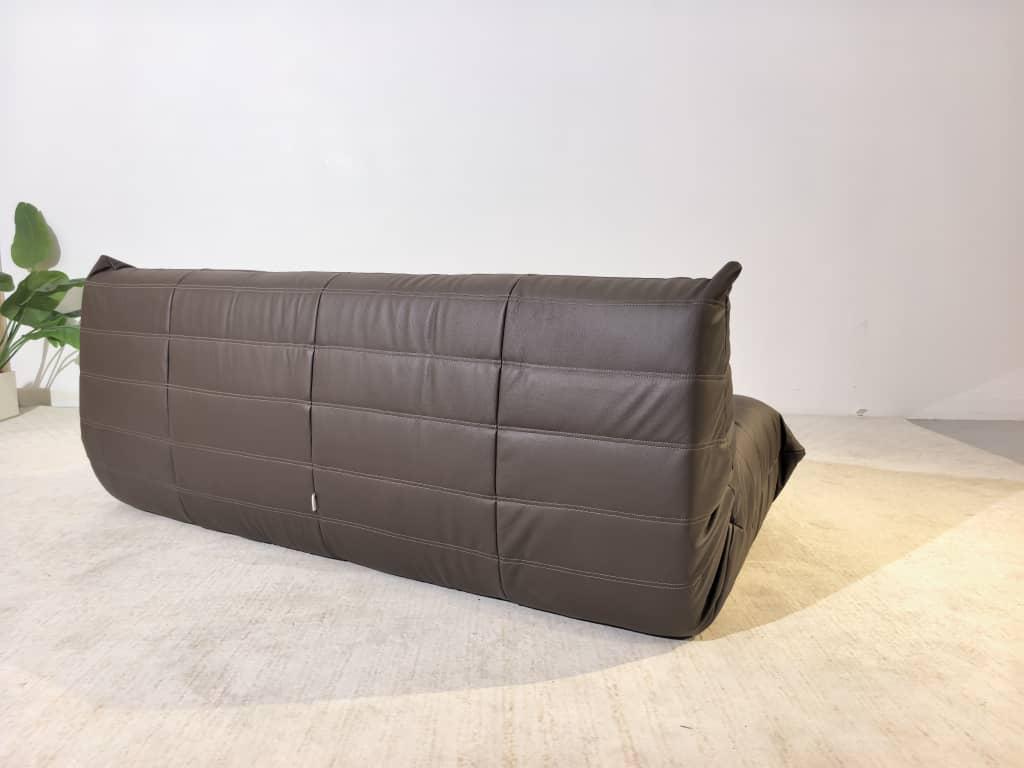 Leather Low Lounge 3 Seater