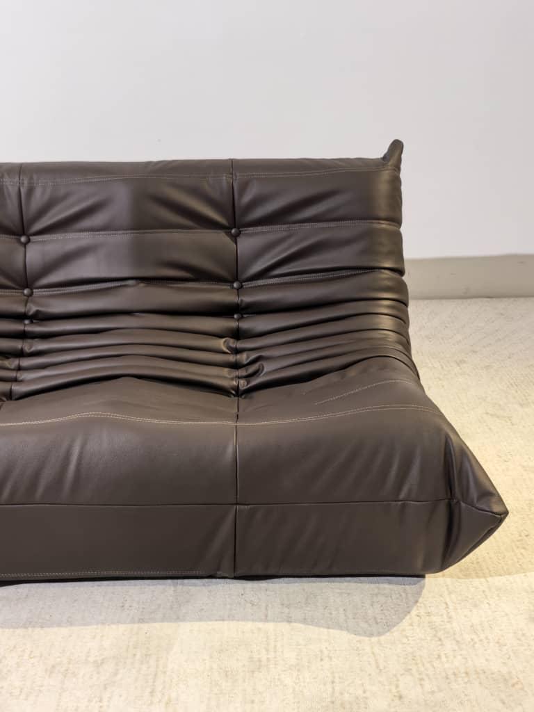 Leather Low Lounge 3 Seater