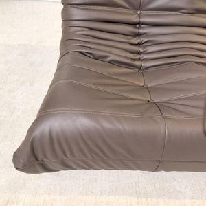 Niedriges 3-Sitzer-Sofa aus Leder | DREAMOA