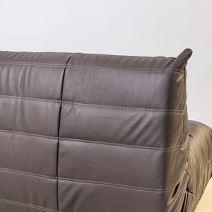Niedriges 3-Sitzer-Sofa aus Leder | DREAMOA
