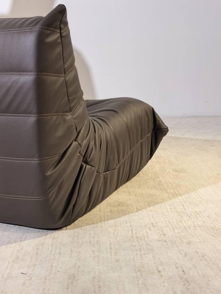 Leather Low Lounge 3 Seater
