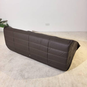 Niedriges 3-Sitzer-Sofa aus Leder | DREAMOA