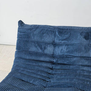 Niedriges Loungesofa 3-Sitzer aus Cord | DREAMOA