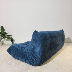 Niedriges Loungesofa 3-Sitzer aus Cord | DREAMOA