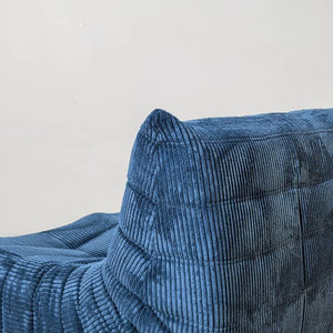 Niedriges Loungesofa 3-Sitzer aus Cord | DREAMOA