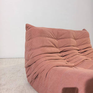 Niedriges 2-Sitzer Sofa aus Cord | DREAMOA