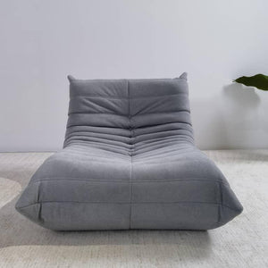 Niedriger Lounge-Sessel aus Wildleder | DREAMOA