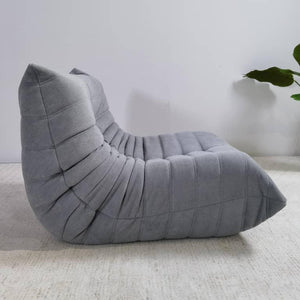 Niedriger Lounge-Sessel aus Wildleder | DREAMOA