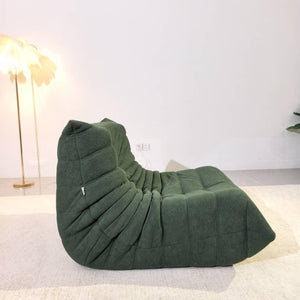 Niedriger Lounge-Sessel aus Wildleder | DREAMOA