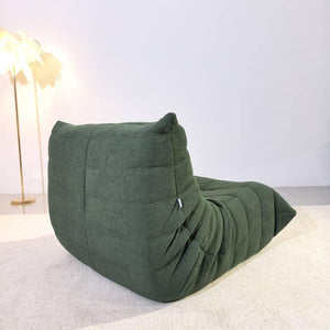 Niedriger Lounge-Sessel aus Wildleder | DREAMOA