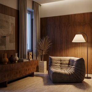 Modulares Eckelement aus Wildleder – Low Lounge Kollektion | DREAMOA