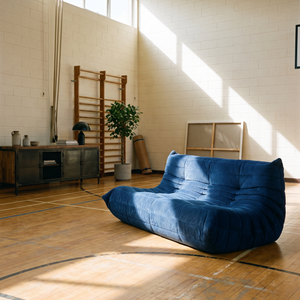 Low Lounge 3-Seat Sofa in Corduroy | DREAMOA
