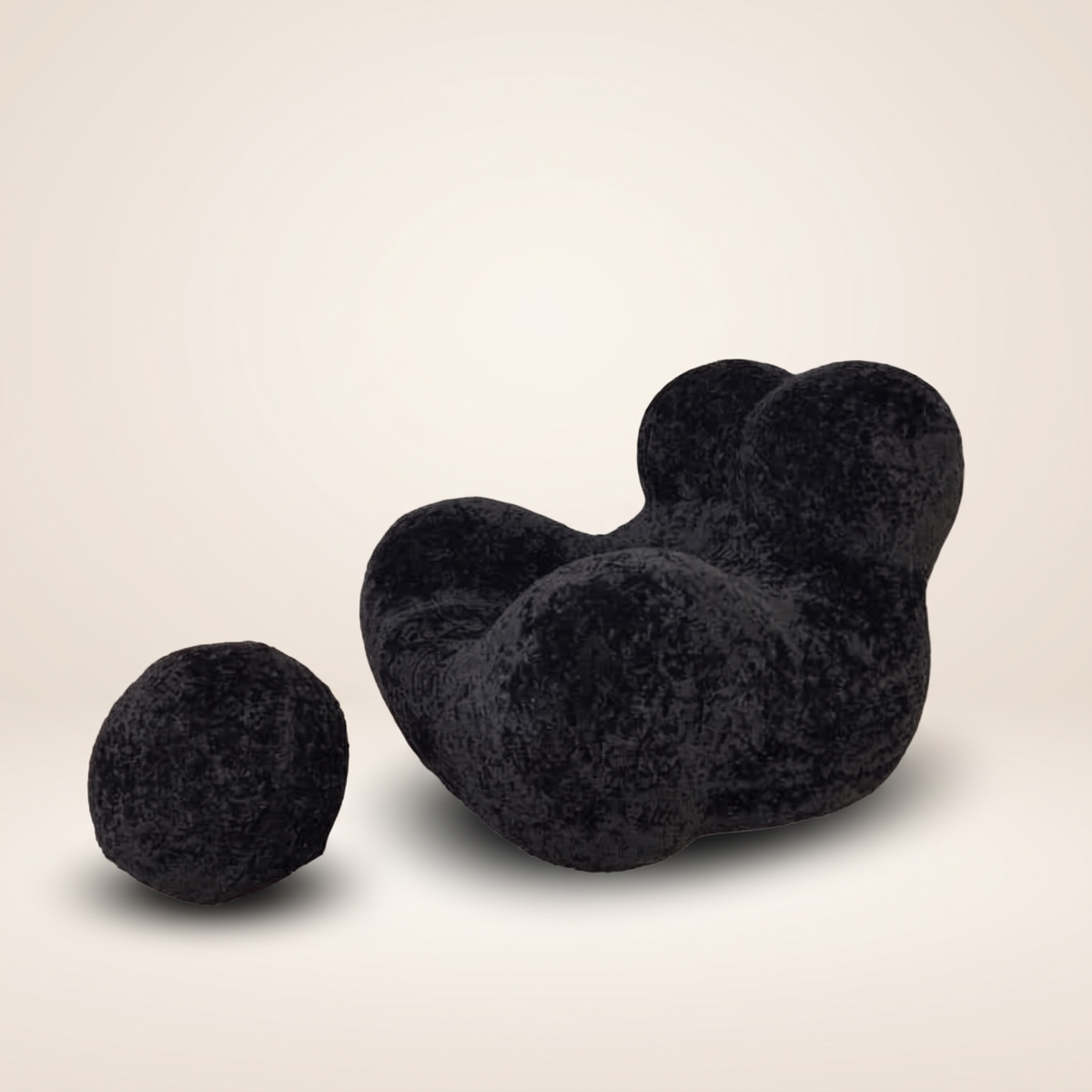 Mama Bouclé Sessel – Skulpturaler Bouclé Akzentstuhl | DREAMOA