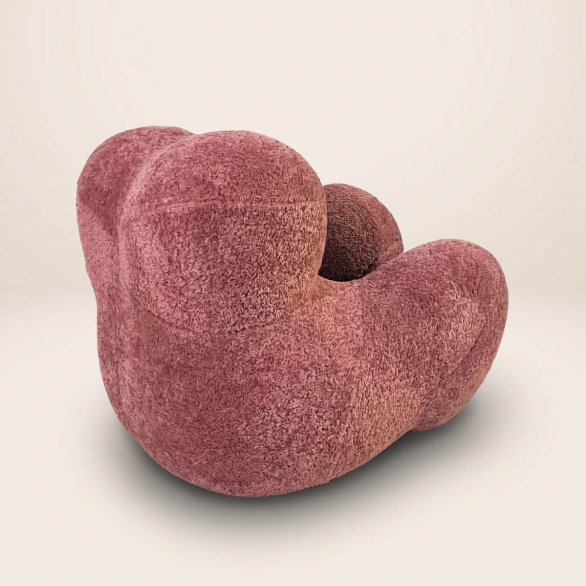 Mama Bouclé Sessel – Skulpturaler Bouclé Akzentstuhl | DREAMOA