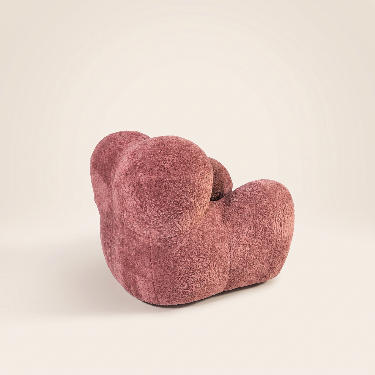 Mama Bouclé Sessel – Skulpturaler Bouclé Akzentstuhl | DREAMOA