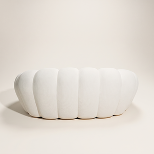 Rounded Bubble-Silhouette Sofa – 2-Seat