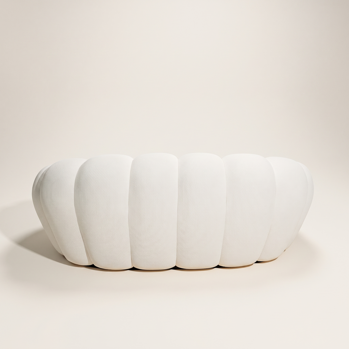 Rounded Bubble-Silhouette Sofa – 2-Seat
