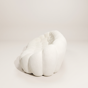 Rounded Bubble-Silhouette Sofa – 2-Seat