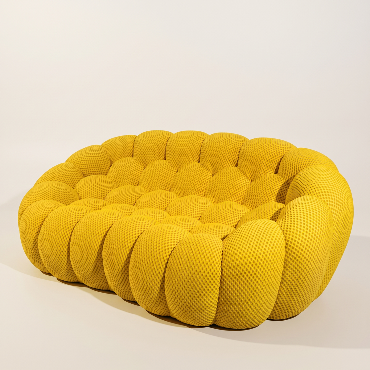 Rounded Bubble-Silhouette Sofa – 2-Seat
