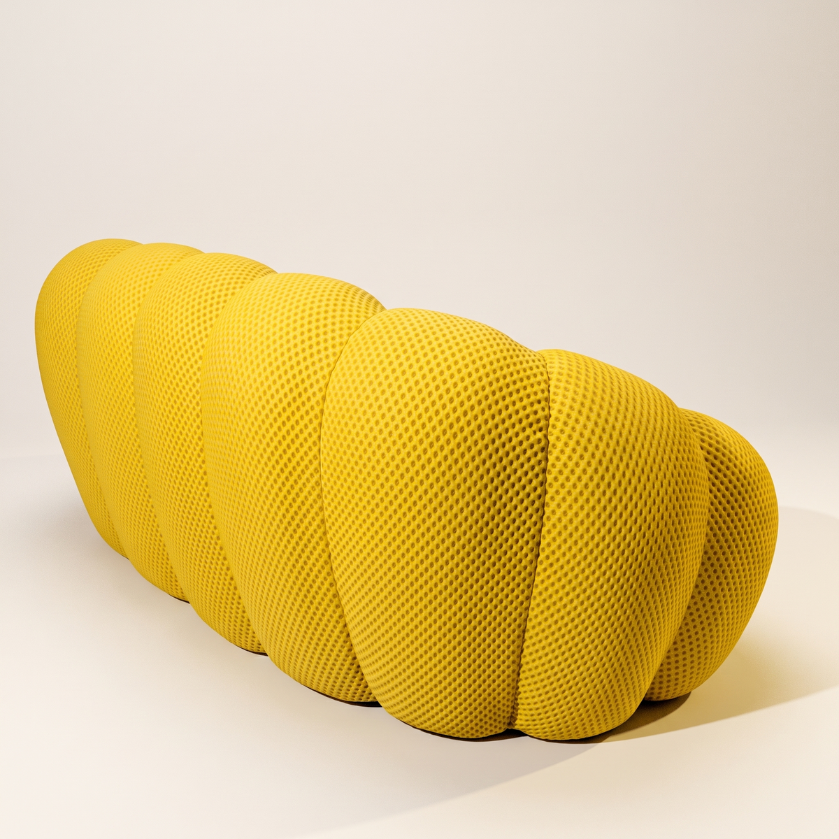 Rounded Bubble-Silhouette Sofa – 2-Seat