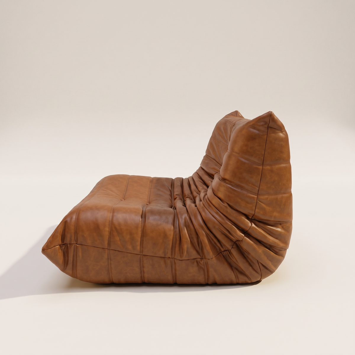 Low Lounge Modulset aus Leder | DREAMOA
