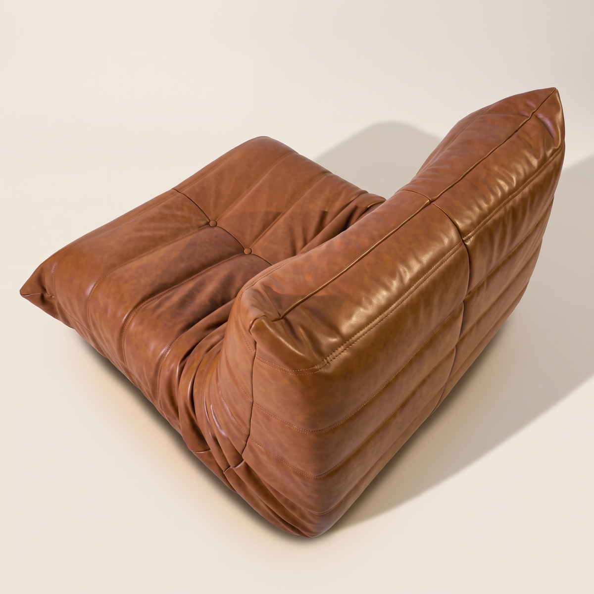 Low Lounge Modulset aus Leder | DREAMOA