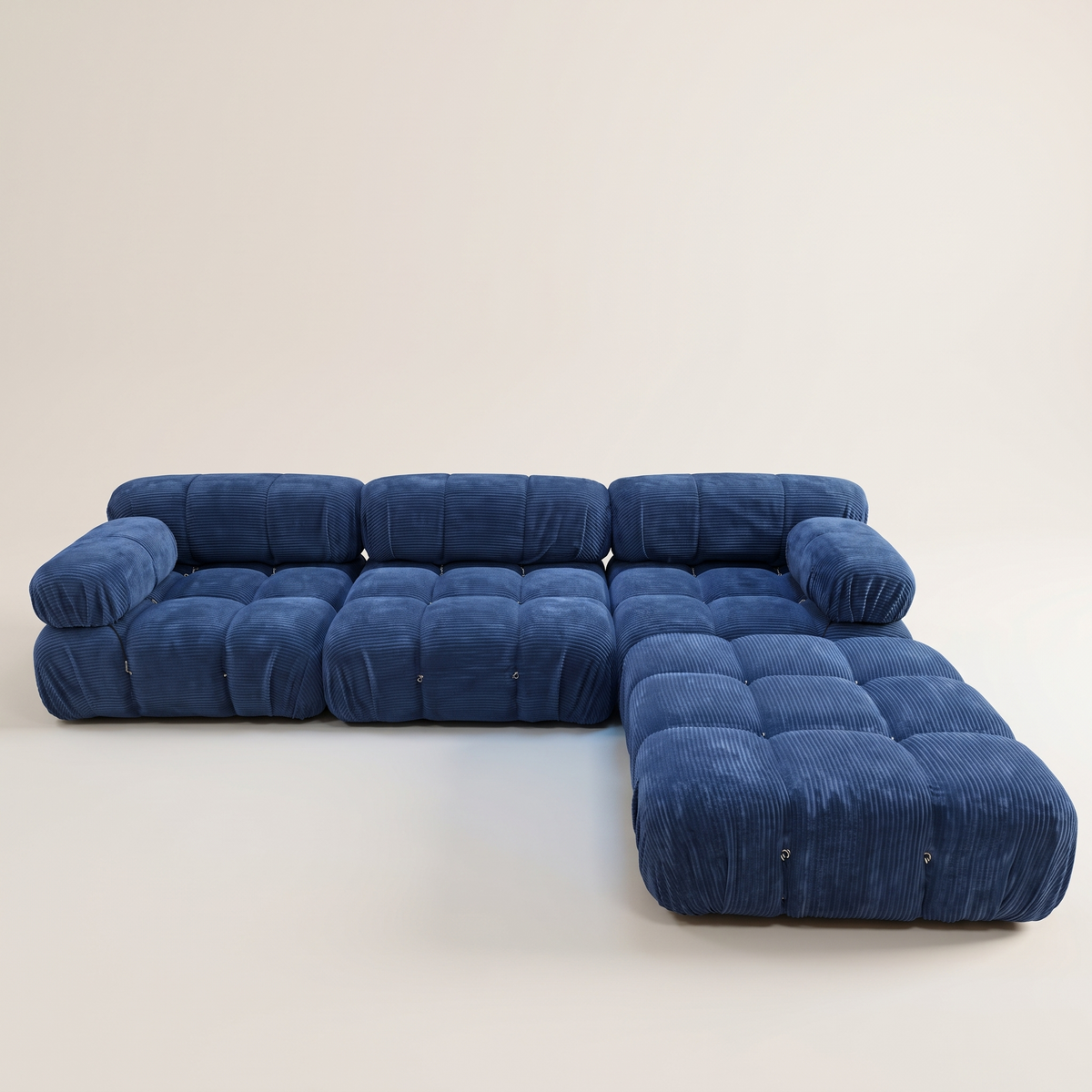 Lineares Modulsofa – 4-Block Cord – DREAMOA