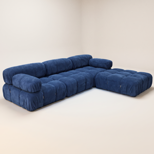 Lineares Modulsofa – 4-Block Cord – DREAMOA